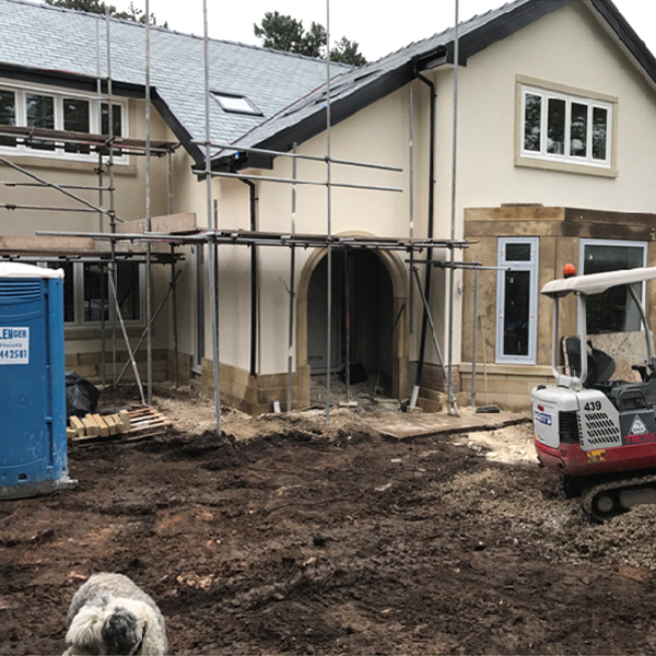Construction on House Extension